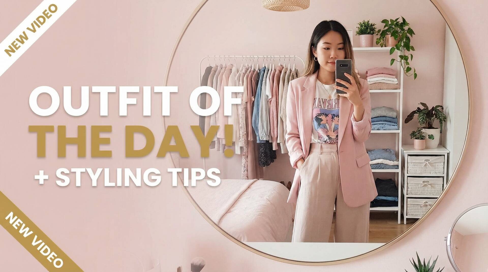 黄色仓库穿搭视频